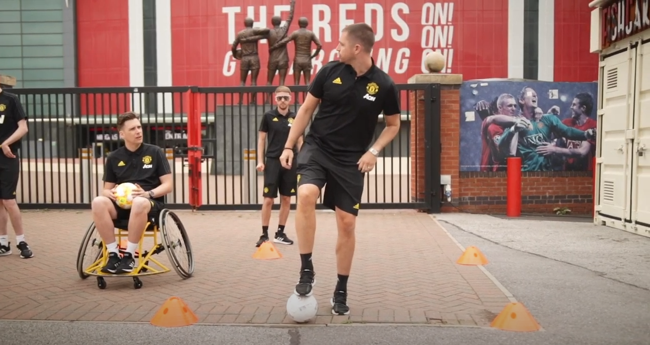 Football Workout by the Inclusive Reds: Stop turn