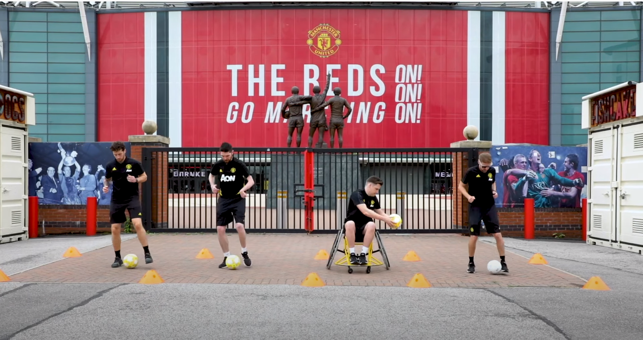 Football Workout by the Inclusive Reds: Toe tapping